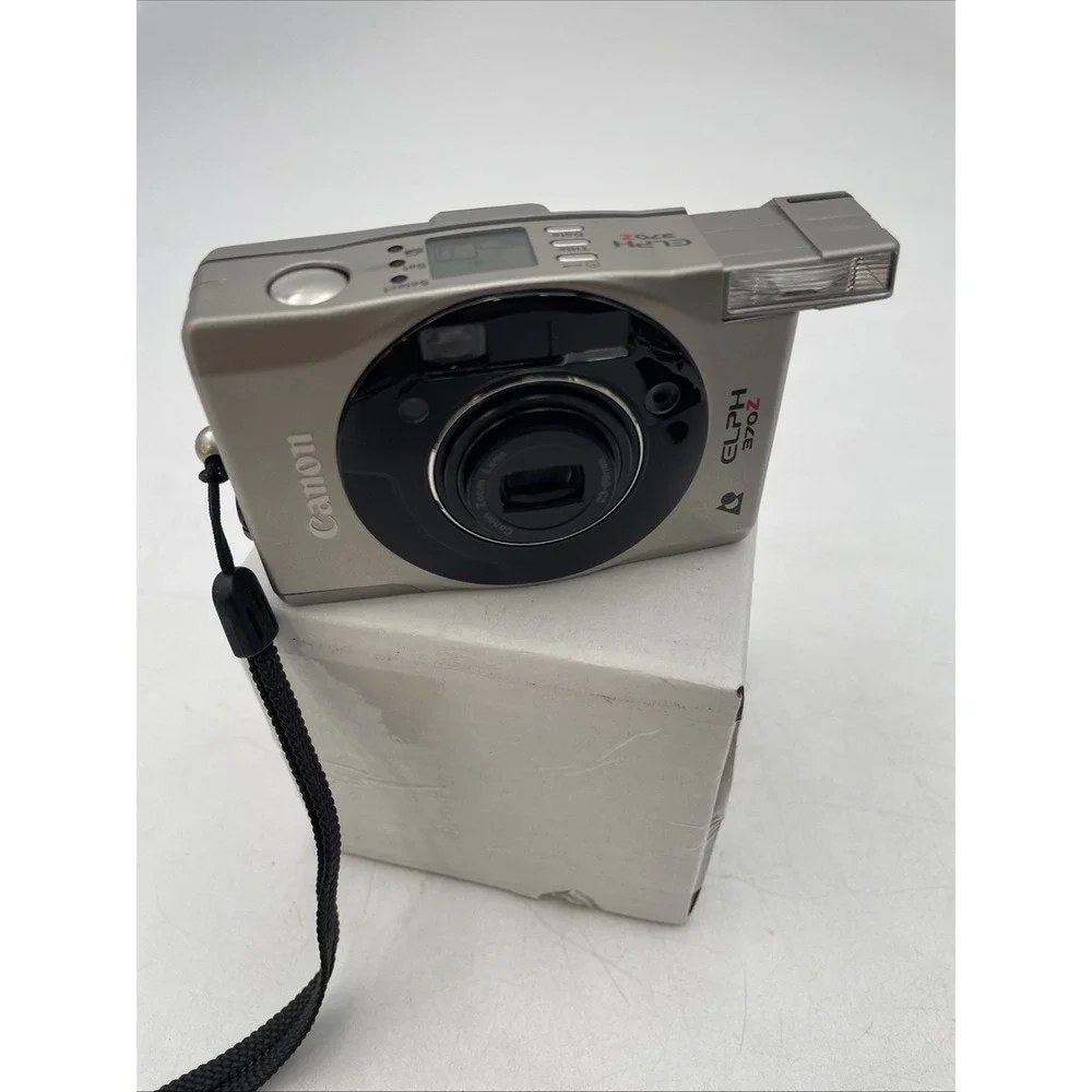 Canon ELPH 370Z Advantix 24mm Cartridge Point & Shoot Film Camera+Battery Tested